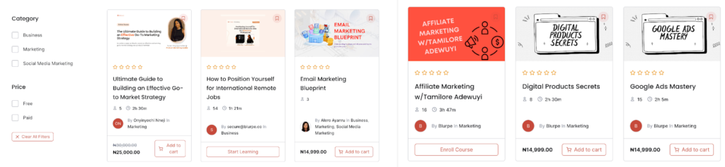 Marketing courses you can take on Blurpe